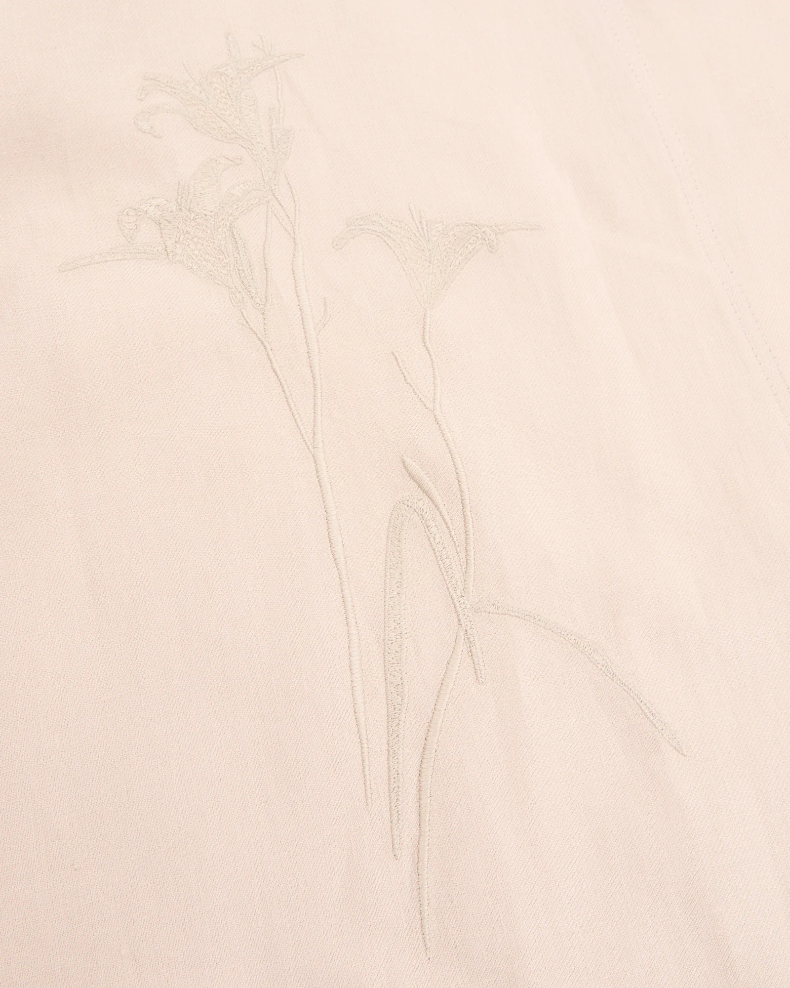 Wide fit skirt in linen - Image 7