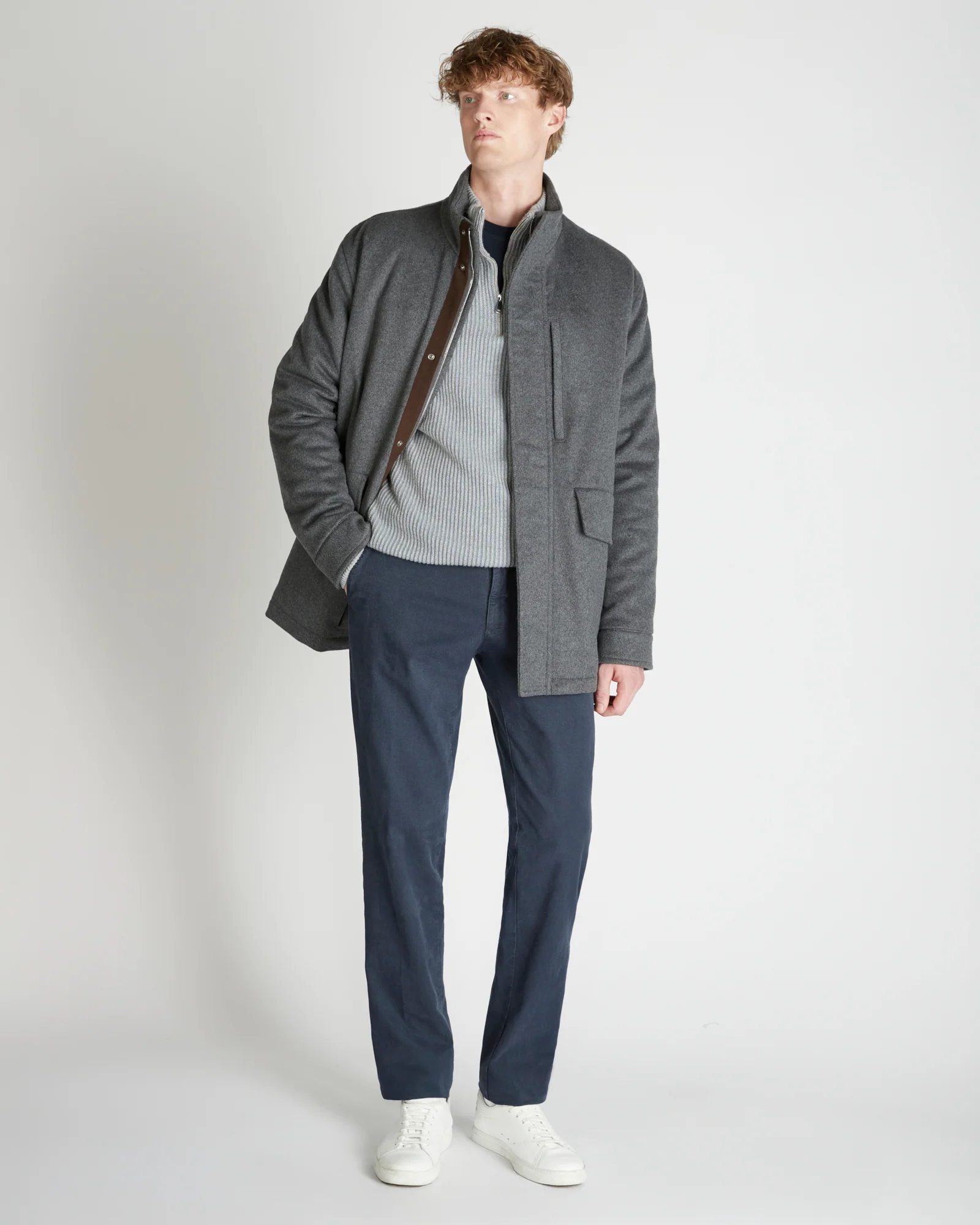 Wool and cashmere car coat - Image 5