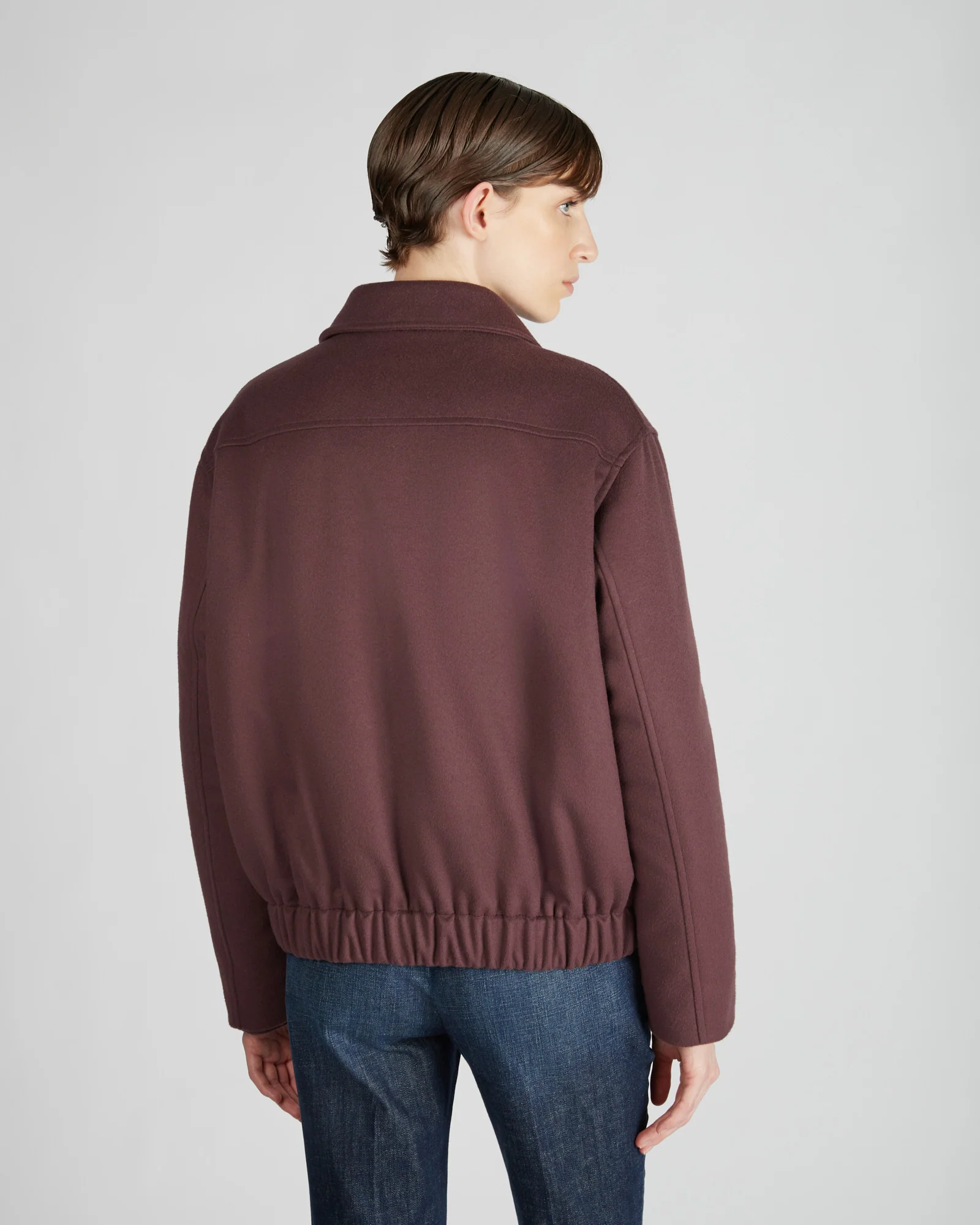Wool and cashmere Primo bomber jacket - Image 3