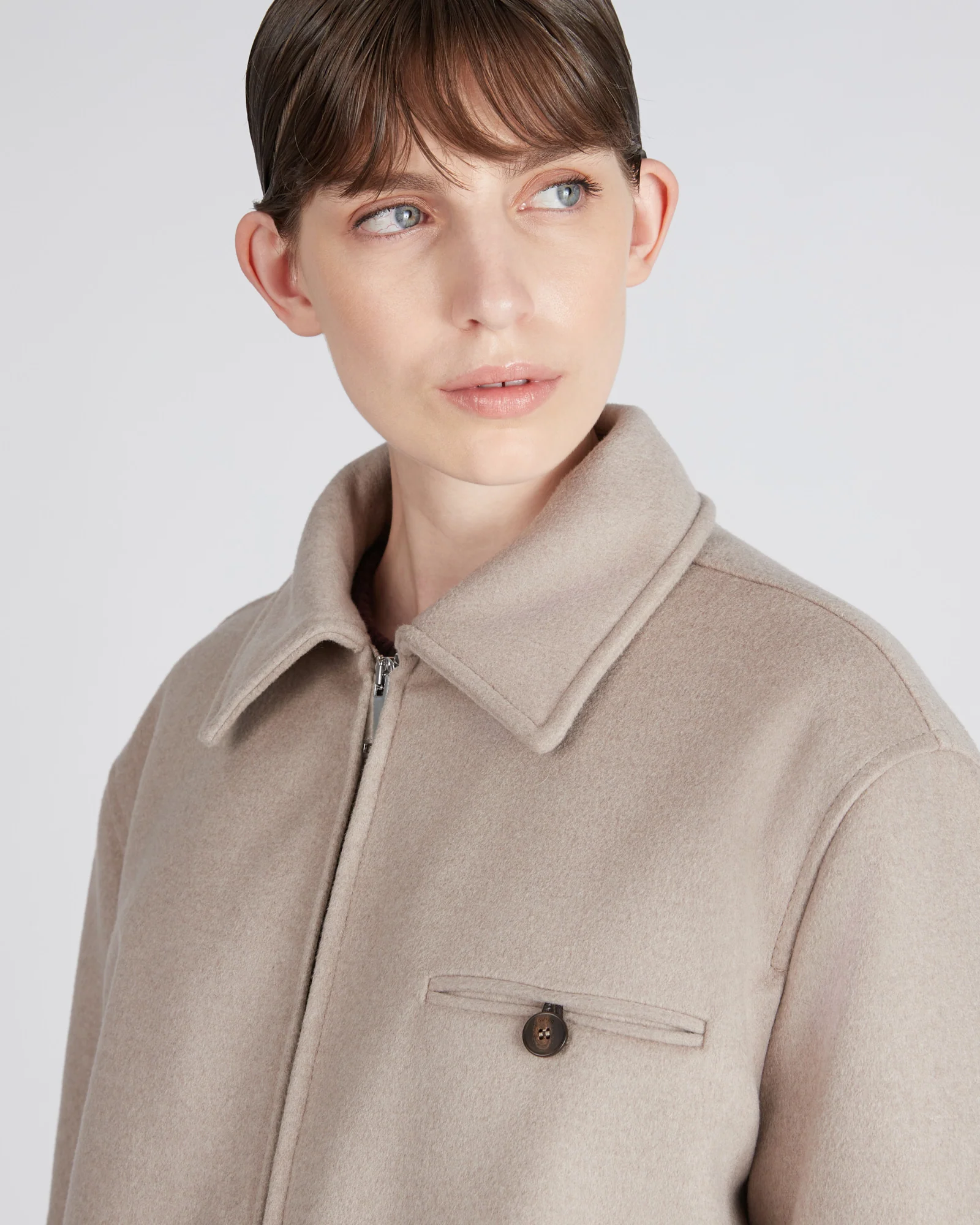 Wool and cashmere Primo bomber jacket - Image 4