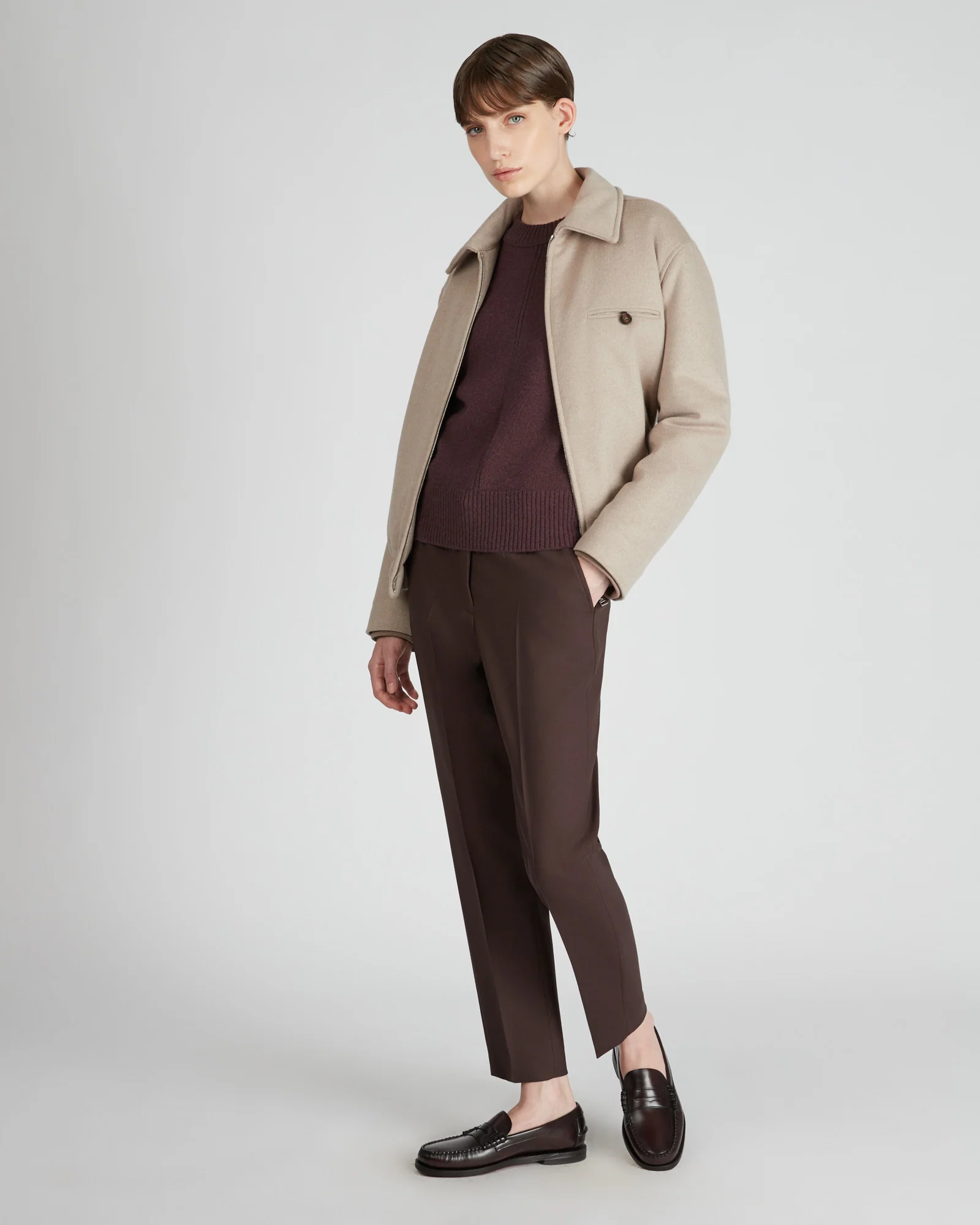 Wool and cashmere Primo bomber jacket - Image 5